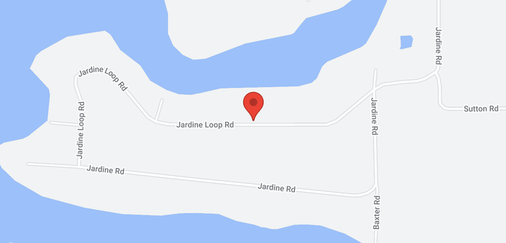 map of LOT D JARDINE LOOP ROAD